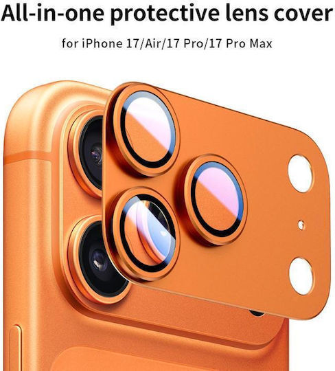 Lens Ring Kameraschutz Membrane Black für das iPhone 17 Pro Max