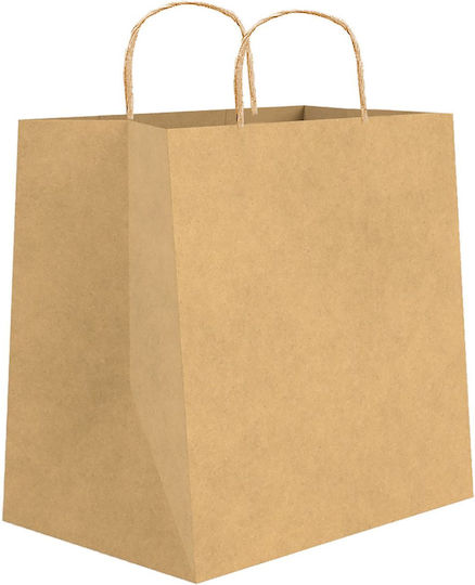Justnote Papier Tasche für Geschenke Braun 32x21x30cm. 200Stück