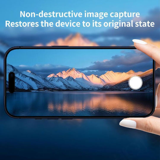 Lens Ring Kameraschutz Membrane Black für das iPhone 17 Pro Max