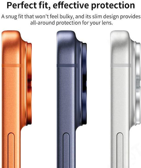 Lens Ring Kameraschutz Membrane Black für das iPhone 17 Pro Max