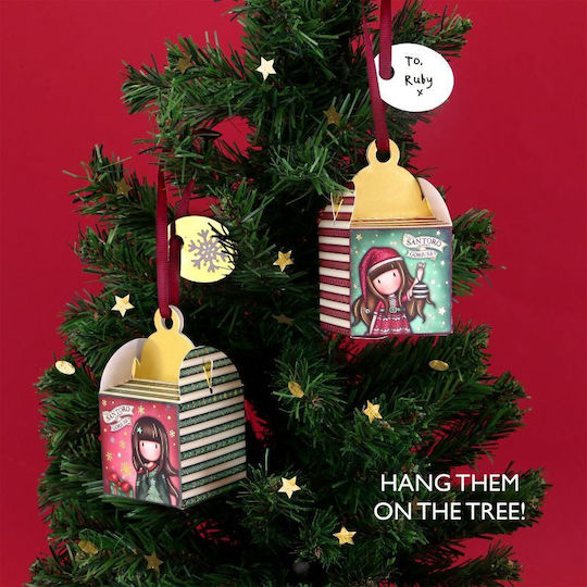 Santoro Merry And Bright Christmas Box for Gift Multicolour