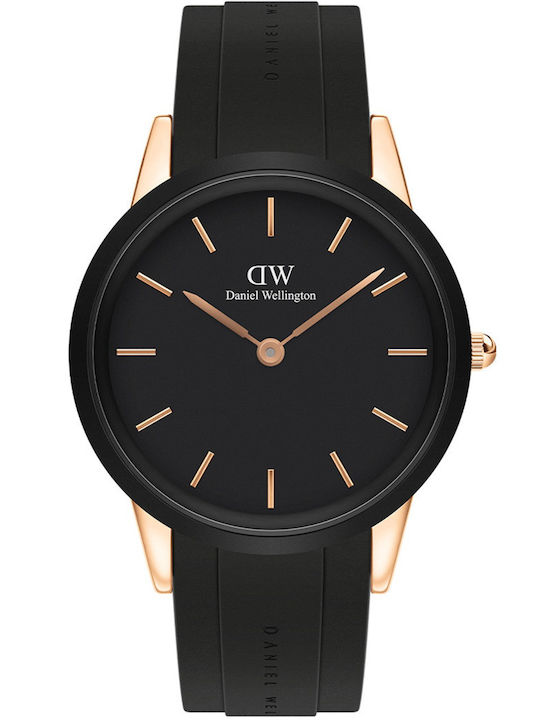 Daniel Wellington Ρολόι Μπαταρίας με Καουτσούκ Λουράκι