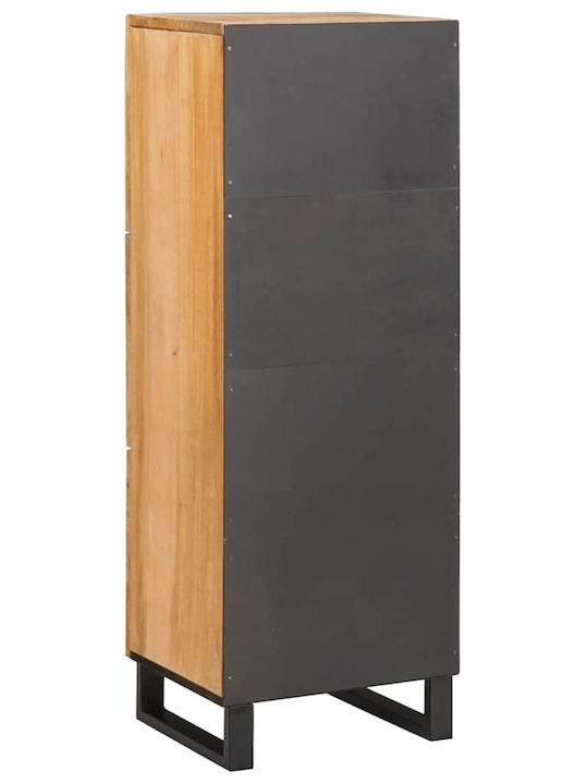 vidaXL Wohnzimmer Vitrine aus Braunes Massivholz 40x33x110cm