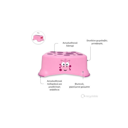 My Carry Potty Single Kids Step Stool Pink