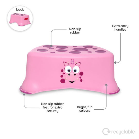 My Carry Potty Single Kids Step Stool Pink