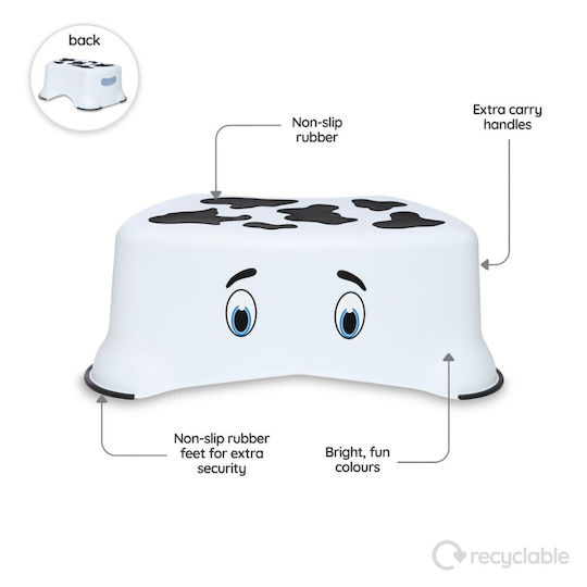 My Carry Potty Single Kids Step Stool White