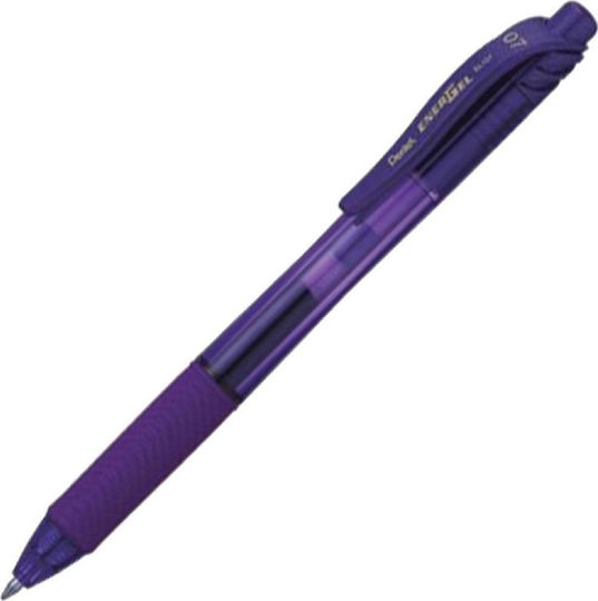 Pentel Energel Химикалка 0.7мм Лилав с Лилав Мастило 12бр