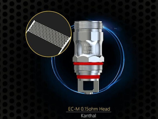 Eleaf EC-M Αντιστάση Ηλεκτρονικών Τσιγάρων 0.15ohm (DL) 5τμχ