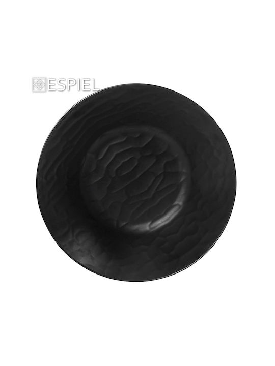 Espiel Wavy Μπωλ Σερβιρίσματος Στρογγυλό από Μελαμίνη Μαύρο με Διάμετρο 19εκ. 6τμχ Espiel Wavy Μπωλ Σερβιρίσματος Στρογγυλό από Μελαμίνη Μαύρο με Διάμετρο 19εκ. 6τμχ