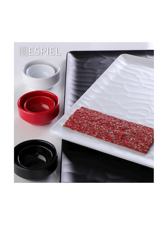 Espiel Dip-Schüssel Rund aus Melamin White mit Durchmesser 6cm