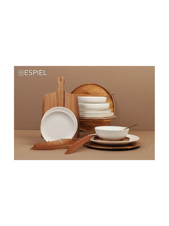 Espiel Terra Matt Serving Bowl Round made of Porcelain Terra with Diameter 19cm