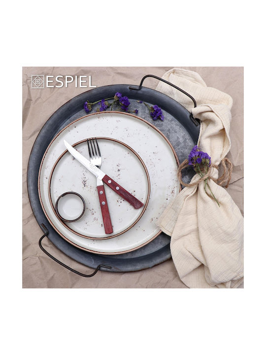 Espiel Typhoon Dip-Schüssel Rund Beige mit Durchmesser 6cm 12Stück