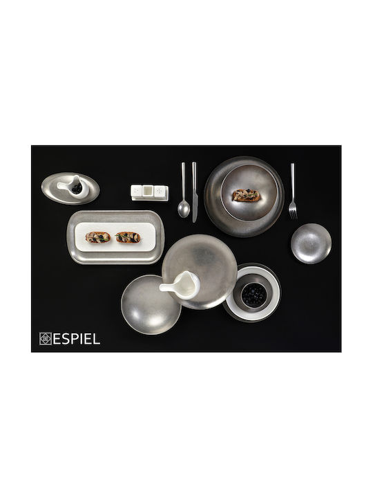 Espiel Snow Dip-Schüssel Rund Inox Gray mit Durchmesser 9.7cm