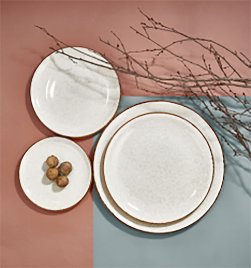 By Bone Serving Bowl Round made of Porcelain White with Diameter 6cm 24pcs