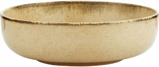 Max Home Mood Serving Bowl Round made of Porcelain Beige with Diameter 15cm
