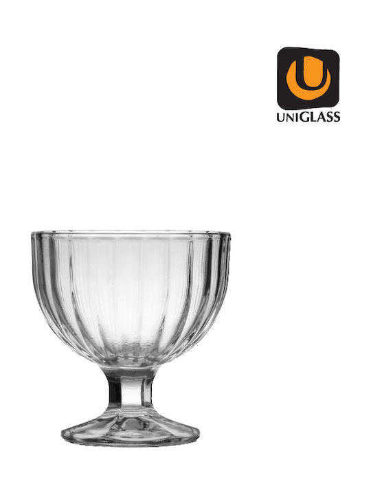 Uniglass Μπωλ Σερβιρίσματος Παγωτού Στρογγυλό Γυάλινο Διάφανο με Διάμετρο 10εκ. 6τμχ Uniglass Μπωλ Σερβιρίσματος Παγωτού Στρογγυλό Γυάλινο Διάφανο με Διάμετρο 10εκ. 6τμχ