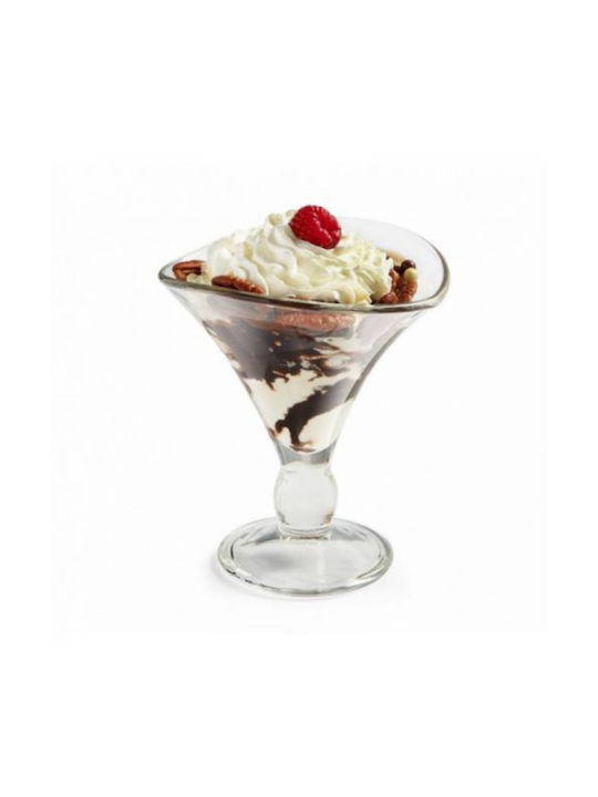 Soler Hispania Serving Bowl Round Glass Transparent with Diameter 13cm