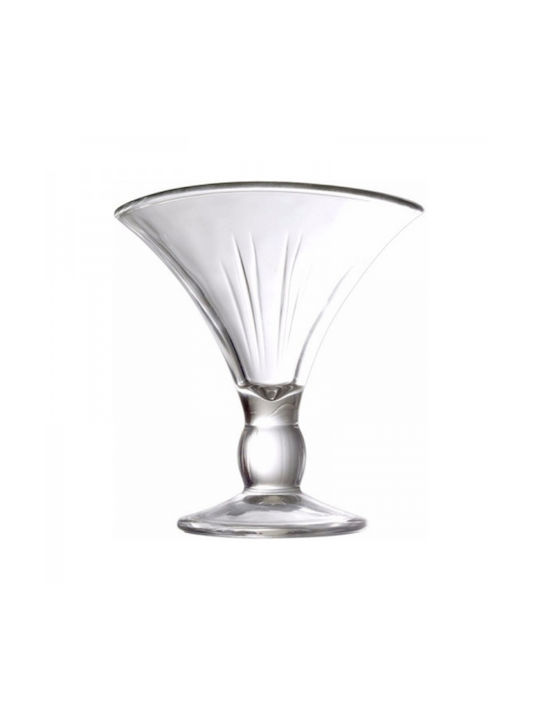 Soler Hispania Serving Bowl Round Glass Transparent with Diameter 13cm