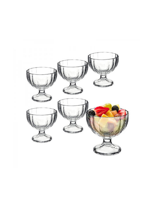 Stalgast Bol de Servire Rotund Sticlă Transparent cu Diametru 10.4buc