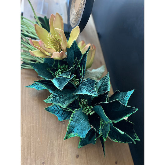 XMASfest Weihnachtsdekoration Kunststoff Blume Länge 55cm.