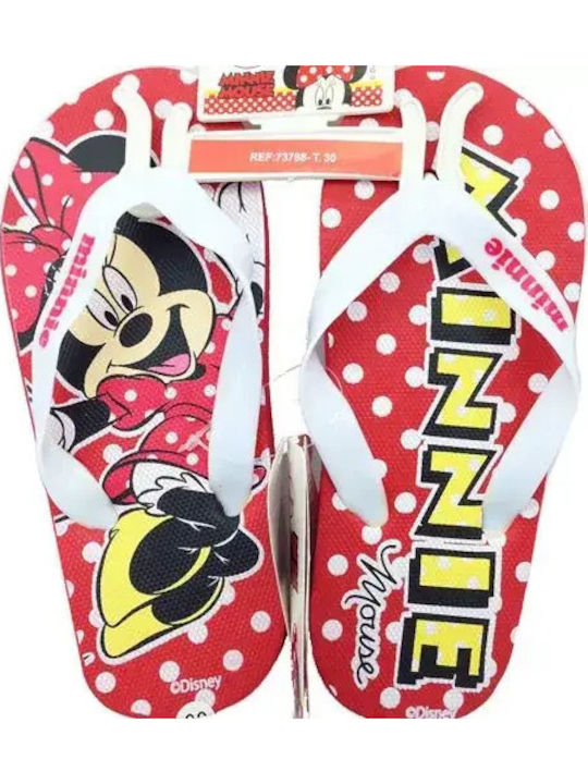 Детски джапанки Minnie Червени