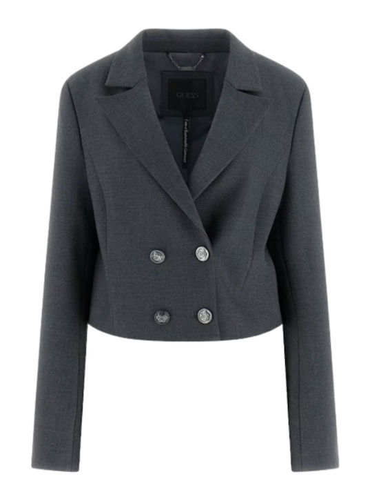 Guess Short Women's Blazer Grey