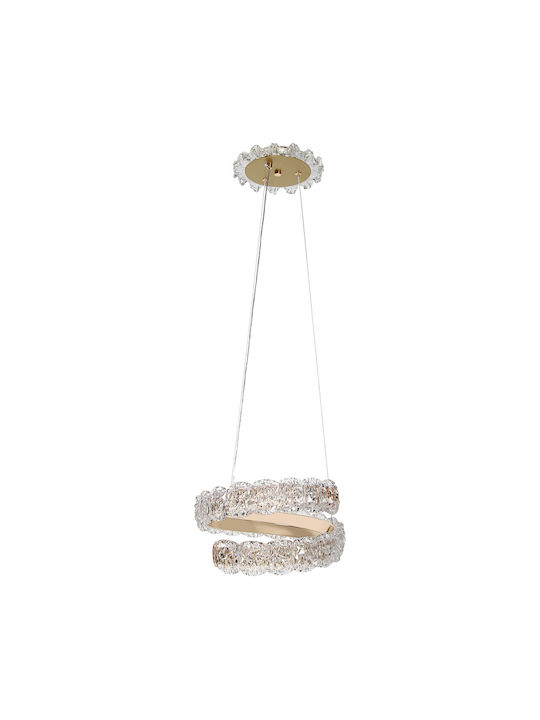 Keskor Pendant Light Gold 30x30x15cm