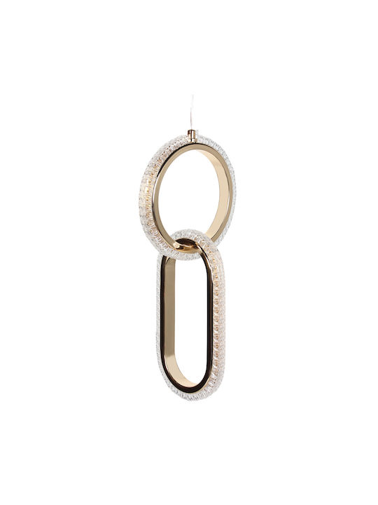 Keskor Pendant Light Gold 18x13x38cm