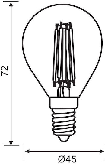 Vivalux LED Bulb 7W for Socket E14 Natural White 960lm