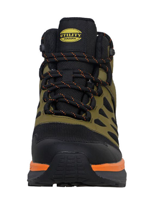 Utility Diadora Μποτάκι Εργασίας Μαύρο με Πιστοποίηση SR