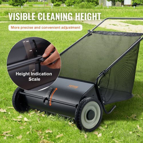 Vevor Aspirator De Iarbă 26" Sac 7 Cu Ft St7cuft26inchtua4v0