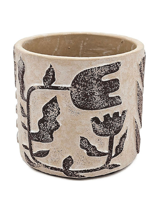 Artekko Cement Planter Concrete Beige 11x11x10cm.