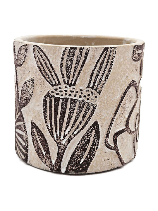 Artekko Cement Planter Concrete Beige 11x11x10cm.