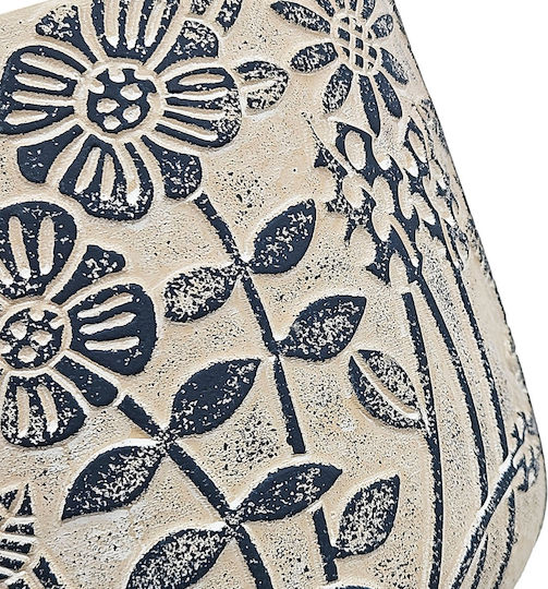 Artekko Cement Саксия Бетон Бежов 18x18x17εκ.