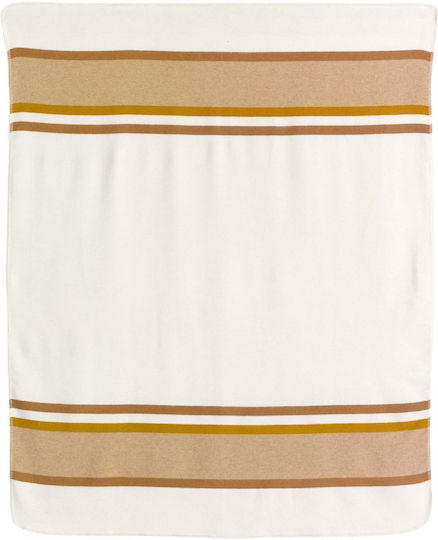 Vivaraise Gioia Armchair Throw 140x185cm Ivoire
