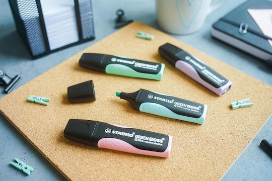 Stabilo Маркер за Подчертаване Green Boss St6070/4-2 Pastel
