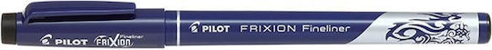 Pilot Frixion Fineliner Маркери за Рисуване 0.45мм Черно 12бр