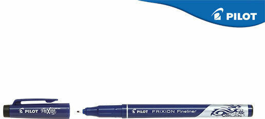 Pilot Frixion Fineliner Маркери за Рисуване 0.45мм Черно 12бр