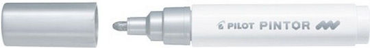 Pilot Permanent Markers 4.5mm Silver 6pcs