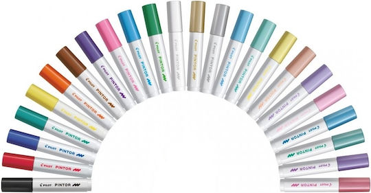 Pilot Pintor Medium Zeichenmarker 1.4mm Pastel Purple 6Stück