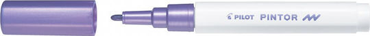 Pilot Pintor F Перманентни Маркери 2.8мм Purple Metallic 6бр