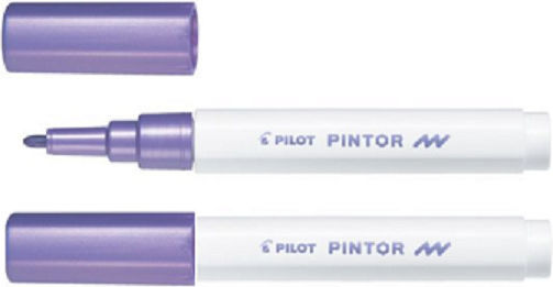 Pilot Pintor F Перманентни Маркери 2.8мм Purple Metallic 6бр