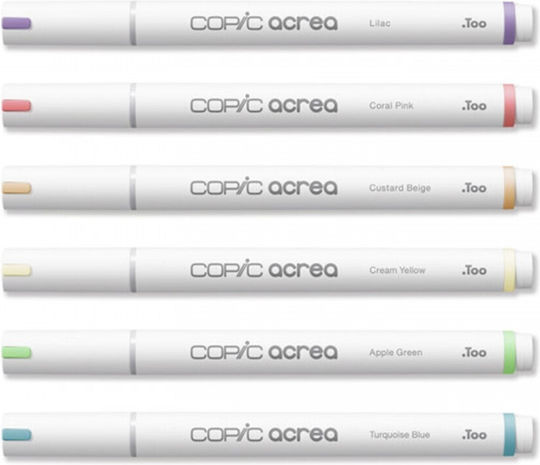 Copic Μαρκαδόροι Σχεδίου Σετ 6 χρώματα