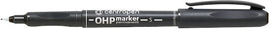 Centropen 2634 Μαρκαδόροι Διαφανειών Μαύροι 0.3mm Σετ 10τμχ