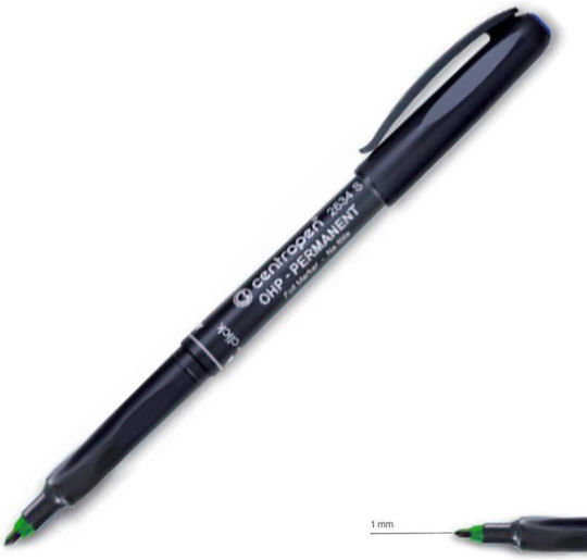 Centropen ΔΝ-2 Marker Permanent 1mm Verde