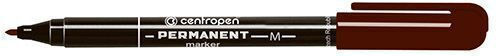 Centropen Permanent Marker 1mm Brown