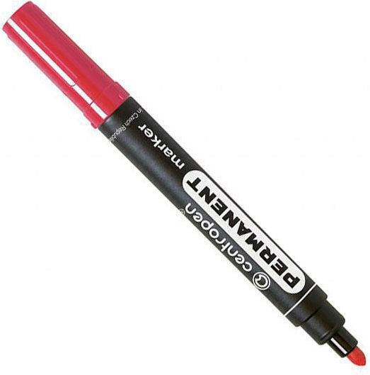 Centropen 8566 Ανεξίτηλοι Μαρκαδόροι Red 8566 Σετ 10τμχ