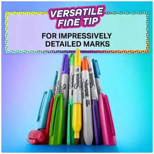 Sharpie Ανεξίτηλοι Μαρκαδόροι Glam Pop Σετ 24 χρώματα