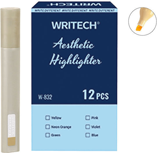 Writech Writech Aesthetic Highlighter Marker Chisel 0.5 Mm-0.7mm Moss 548114