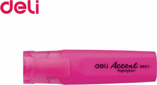 Deli Accent Highlighter 5mm Pink